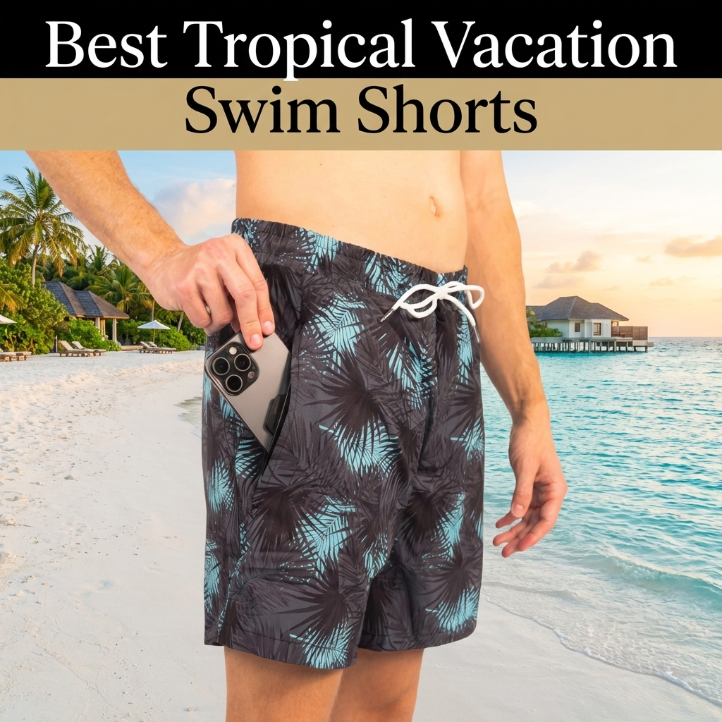 Best Swim Shorts for a Tropical Vacation in 2026 (That Won't Leave You Stranded Without Your Phone)