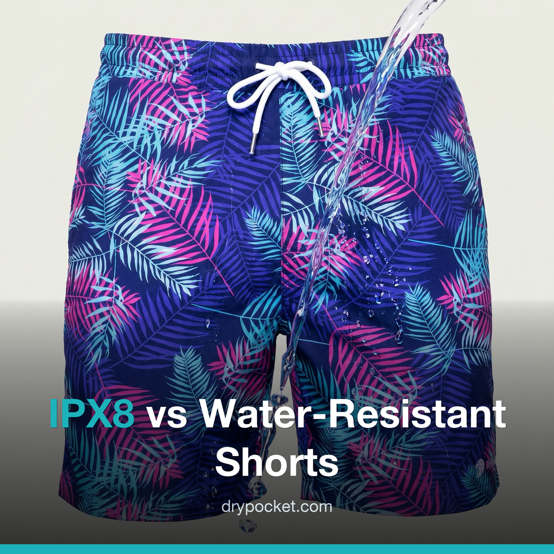 IPX8 vs Water-Resistant Shorts: What's the Real Difference?