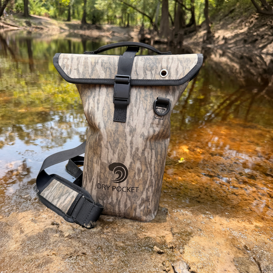 Dry Pocket waterproof and scent proof shell bag or boating dry bag