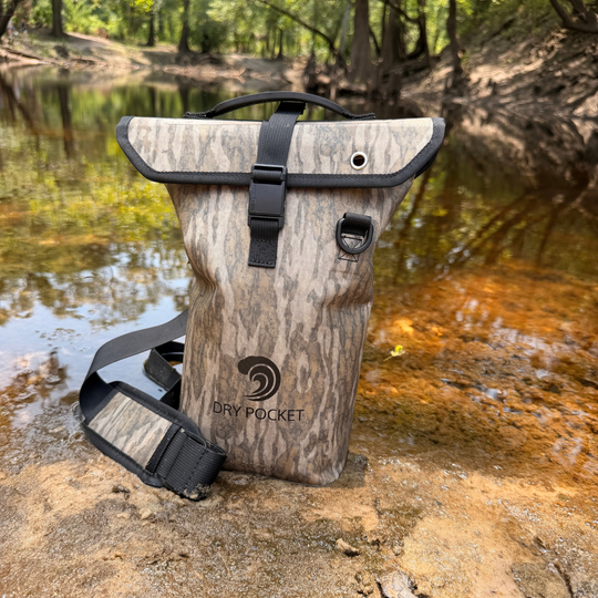 Dry Pocket waterproof and scent proof shell bag or boating dry bag