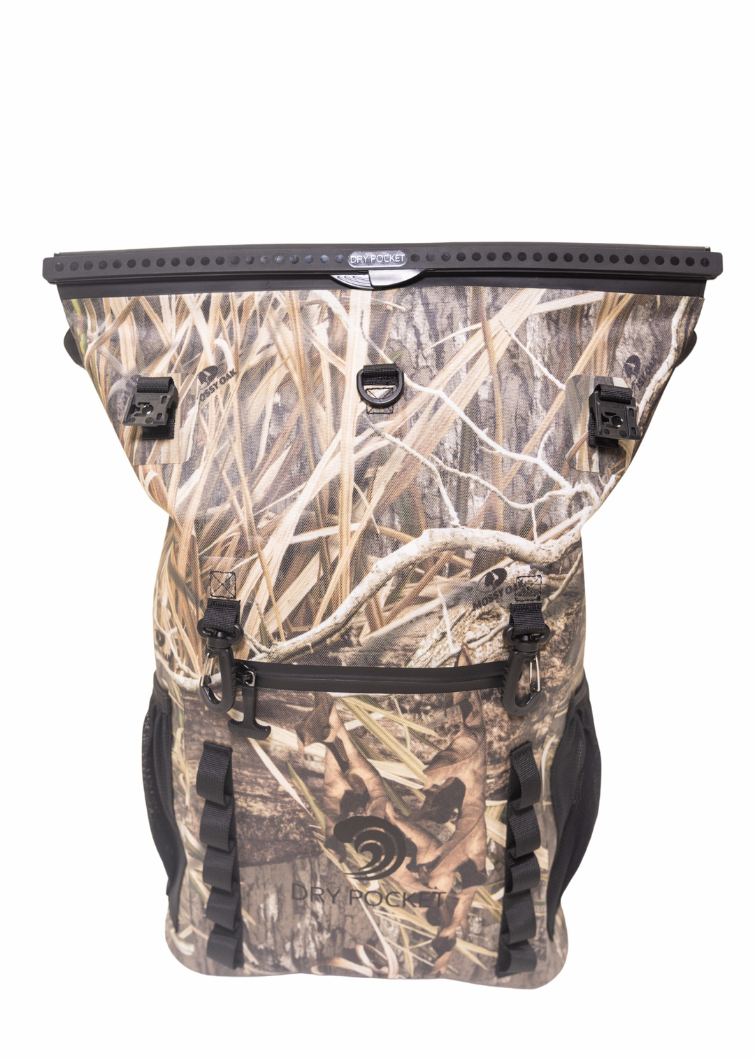 Dry Pocket, Dry Pocket Apparel, Mossy Oak, Mossy Oak New Bottomland Camo, Dry Bag, Backpack Dry bag, Waterproof bag, hunting bag, scent proof bag, waterproof backpack, floating waterproof bag, fishing bag, tackle bag,
