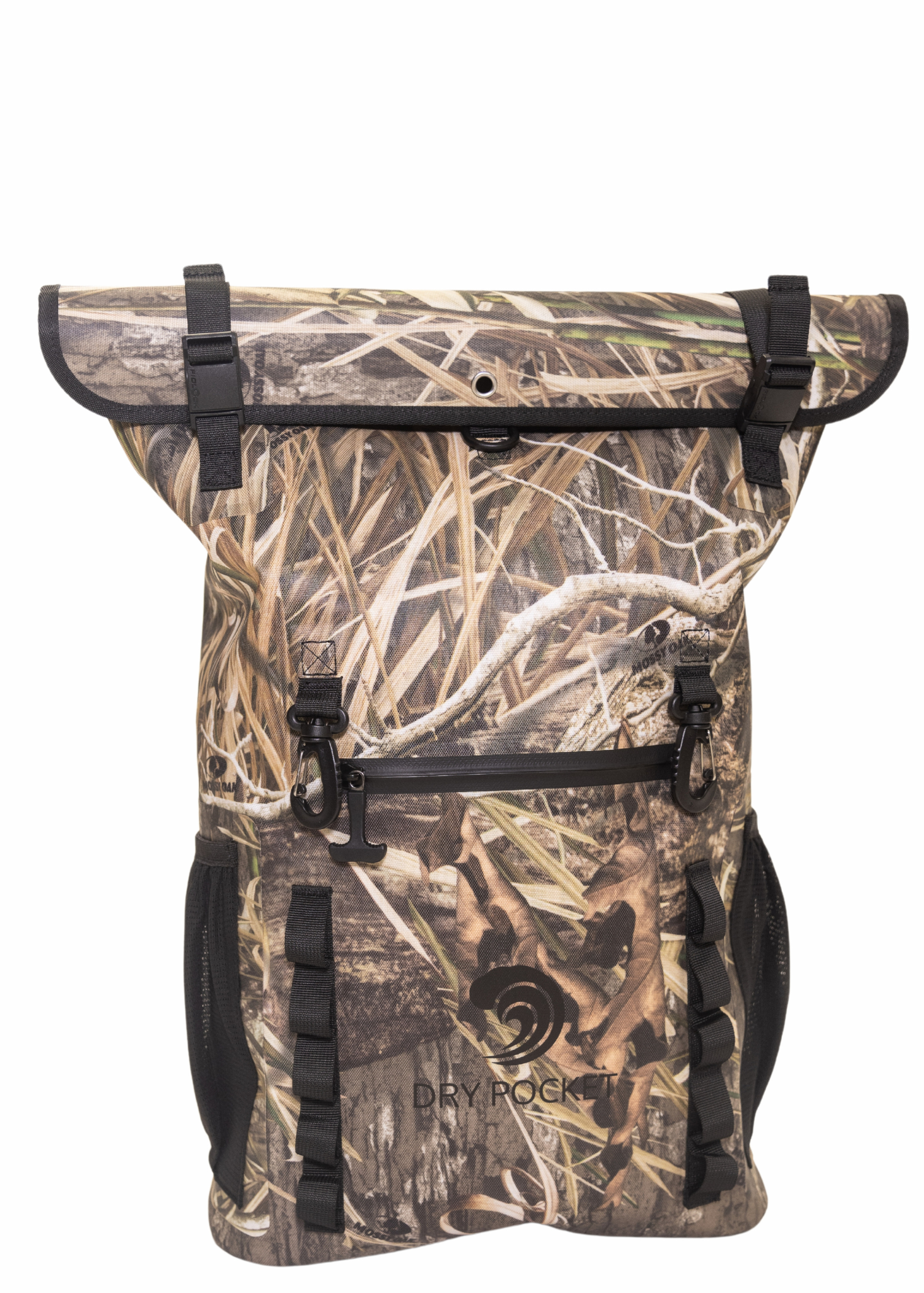 Dry Pocket, Dry Pocket Apparel, Mossy Oak, Mossy Oak New Bottomland Camo, Dry Bag, Backpack Dry bag, Waterproof bag, hunting bag, scent proof bag, waterproof backpack, floating waterproof bag, fishing bag, tackle bag,