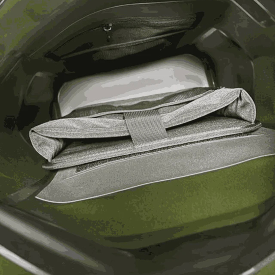 Dry Pocket waterproof, scent proof, and floating backpack dry bag with a removable waterproof shell bag. 