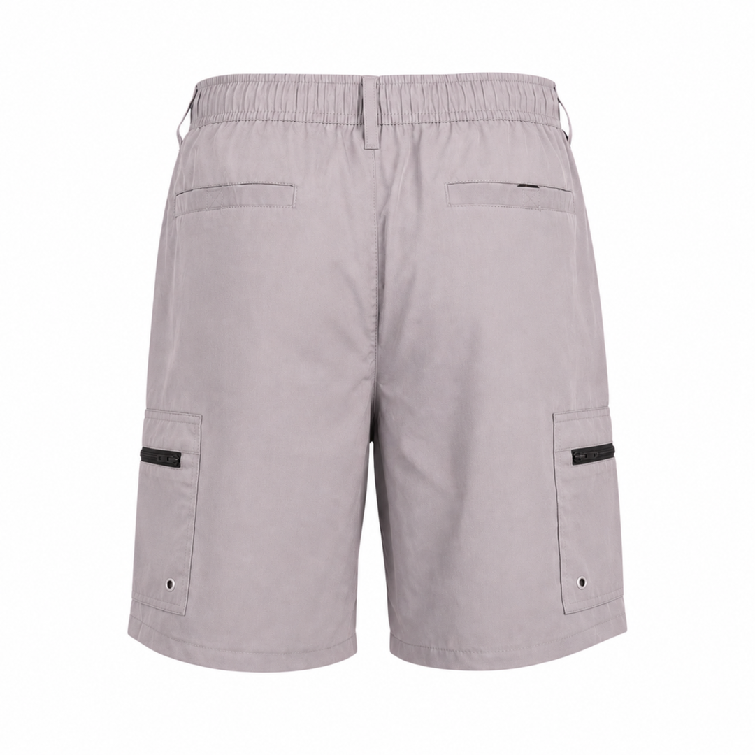Dry Pocket light grey waterproof shorts with a waterproof pocket