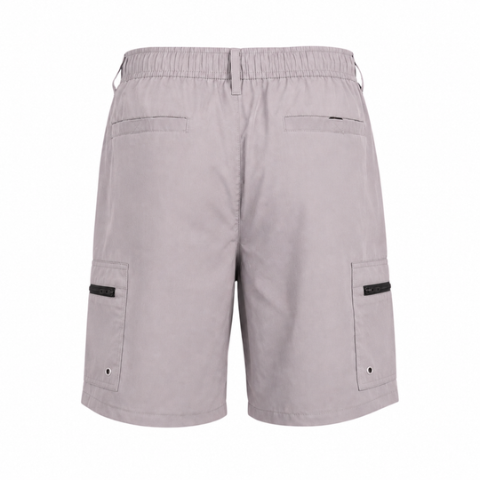 Dry Pocket light grey waterproof shorts with a waterproof pocket