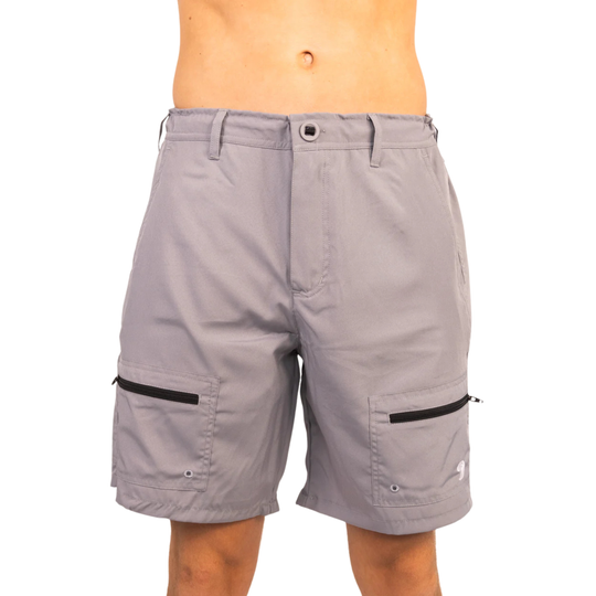 Angler - Short hybride imperméable avec poche imperméable - Entrejambe de 8" / Nouvelle taille