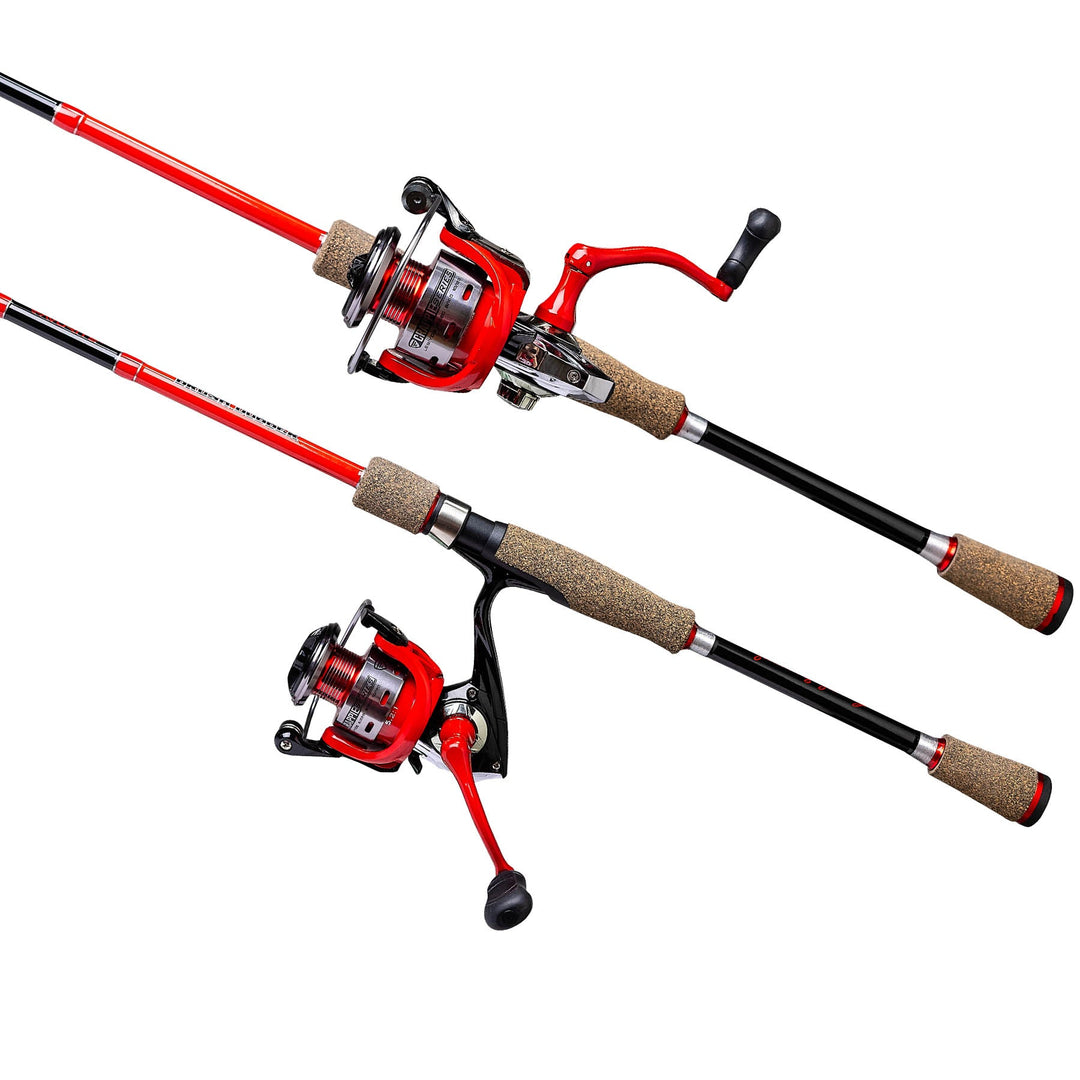 blank and reel fishing equipment 9' Brush Dobber Crappie Spinning Combo