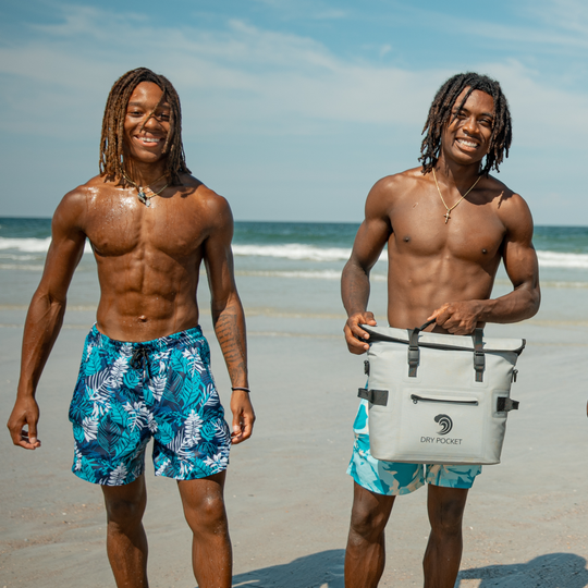 Dry Pocket waterproof pocket swim shorts