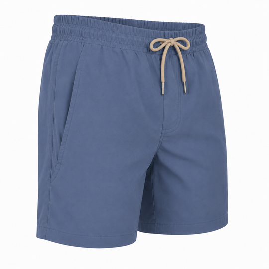 Dry Pocket navy blue waterproof shorts with a waterproof pocket 