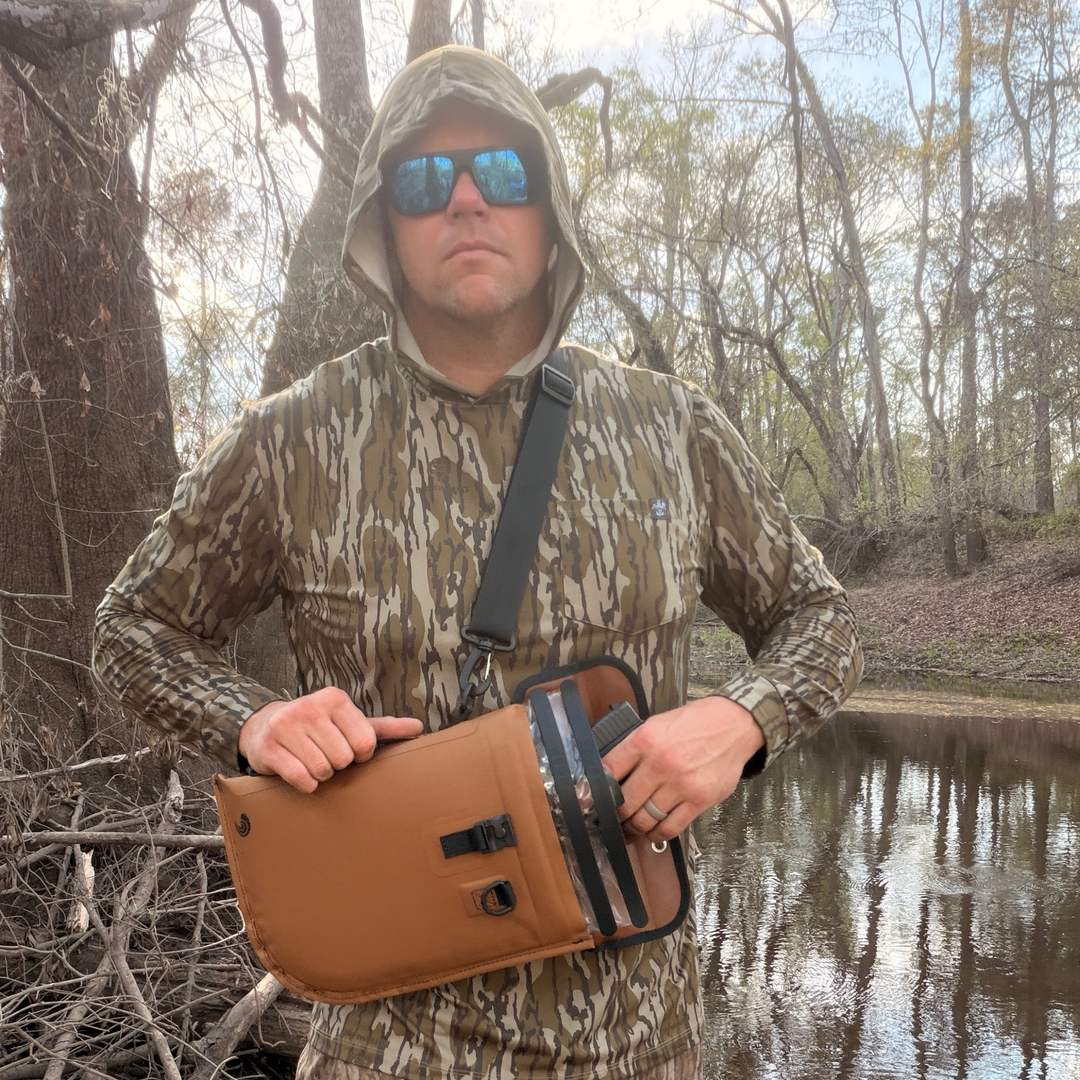 Dry Pocket waterproof, scent proof, and floating pistol bag