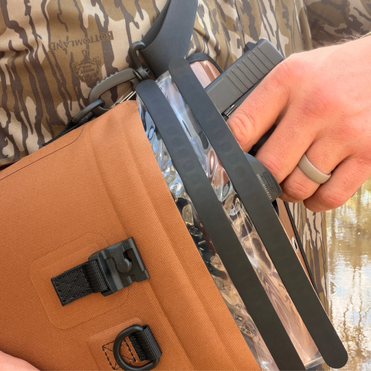 Dry Pocket waterproof, scent proof, and floating pistol bag
