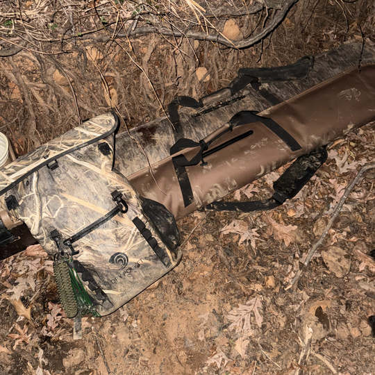 Dry Pocket coyote brown waterproof floating shotgun bag