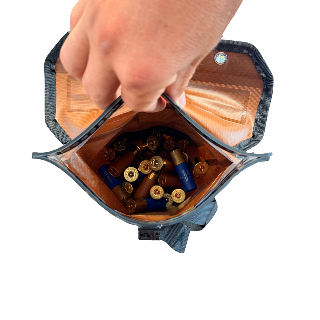 Dry Pocket coyote brown ammo / shell dry bag for hunting or a 4-liter dry bag for electronics for boating 