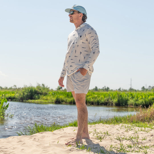 Bamboo Hoodie (White Pelagic)