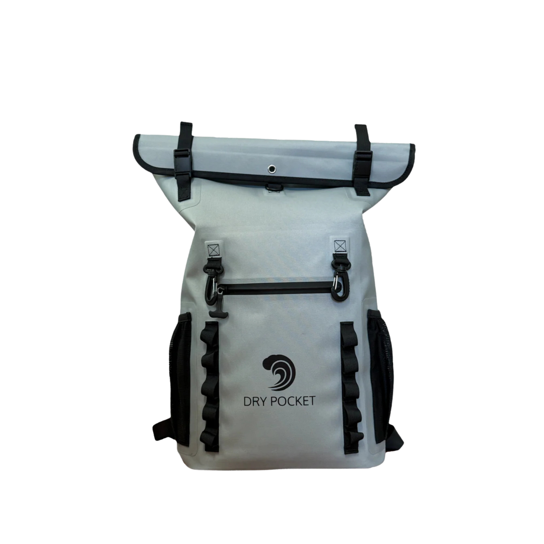 Dry Pocket waterproof, scent proof, and floating desert sage backpack dry bag