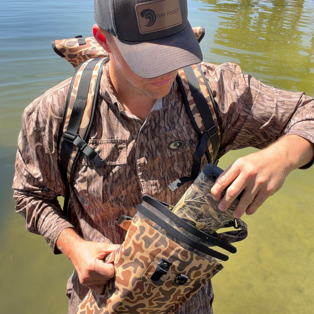 Dry Pocket Sportsman's Gear waterproof and floating shotgun dry bag