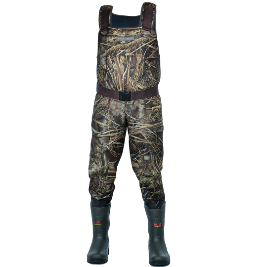 BAYOU 3.5mm Neoprene Camo Chest Wader 600g Boots