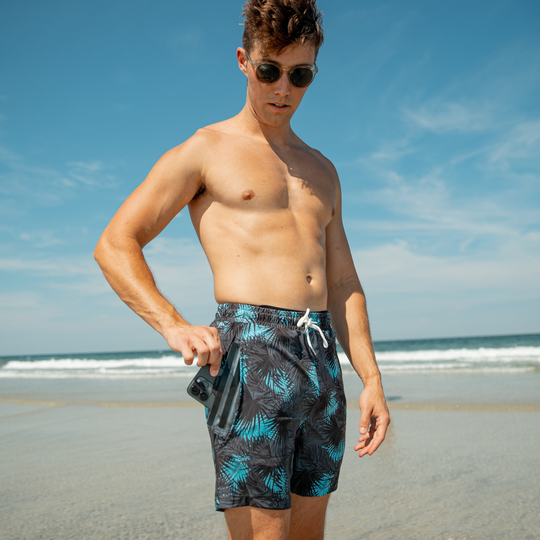 Dry Pocket waterproof pocket swim shorts