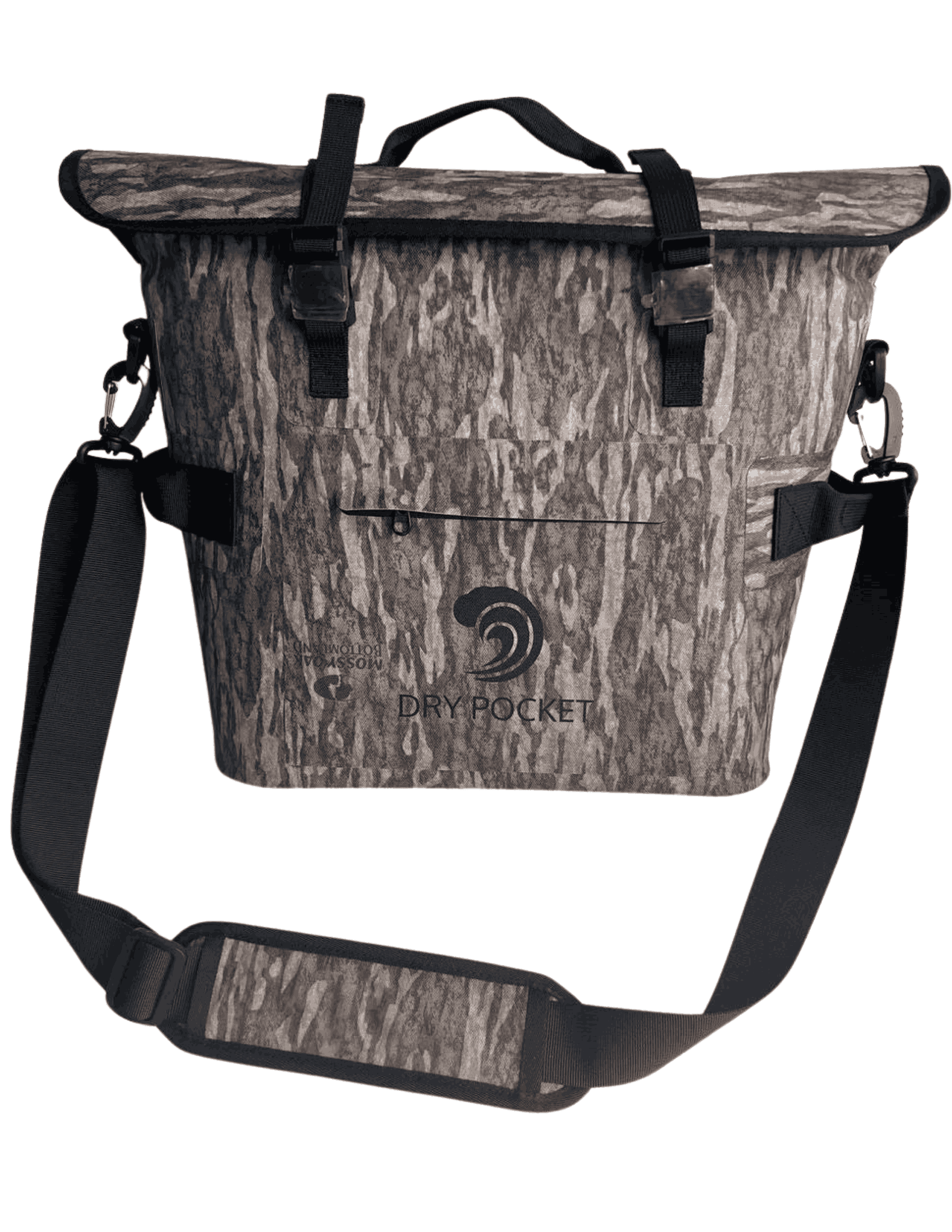 Dry Pocket, Dry Pocket Apparel, Mossy Oak, New Bottomland Camo, Cooler, Lunch Box, Dry Bag, Waterproof cooler, waterproof lunch box, scent proof bag, scent proof cooler, scent proof lunch box, tackle bag, ammo bag