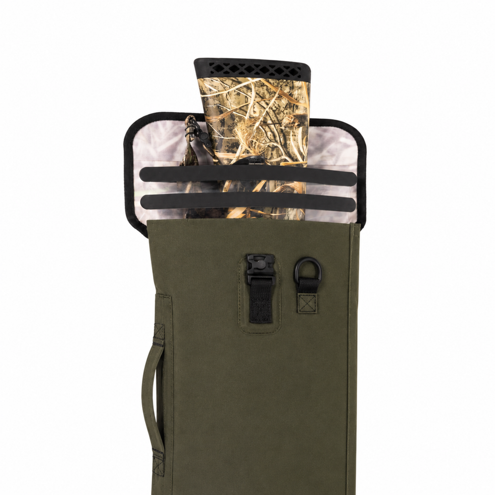Dry Pocket olive night waterproof, scent proof, and floating shotgun bag