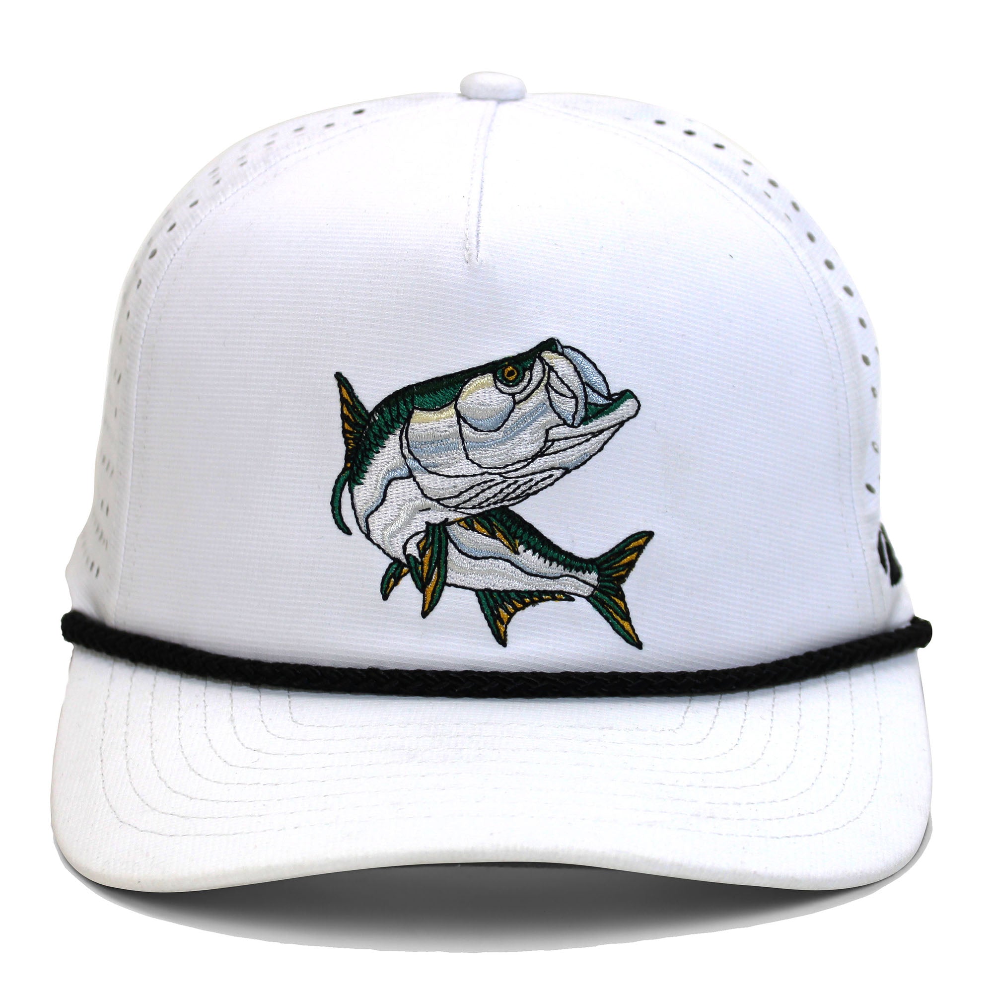 TARPOON 5-Panel Perforated Performance Rope Cap – Dry Pocket