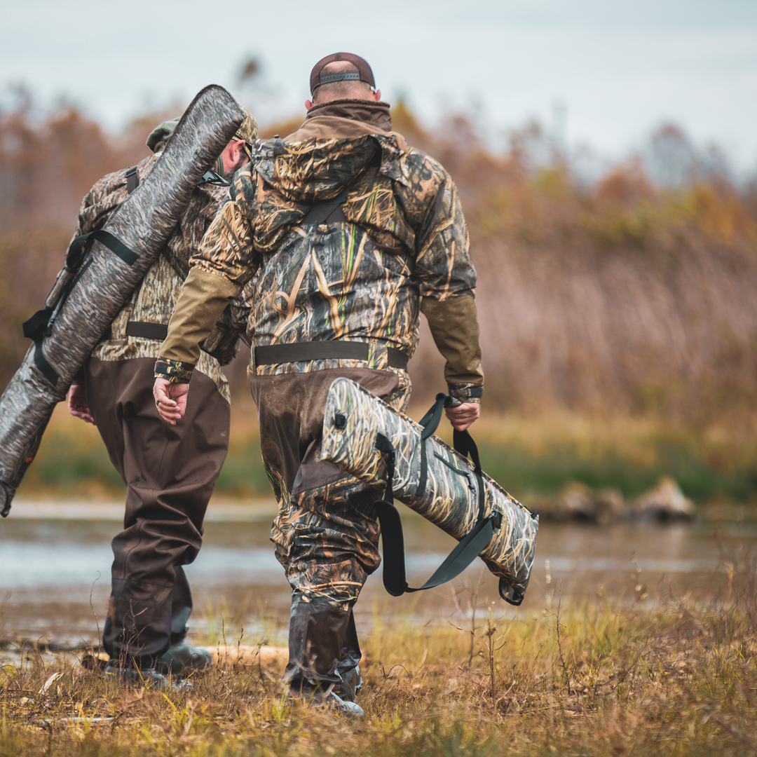 Dry Pocket camo waterproof and floating shotgun bag