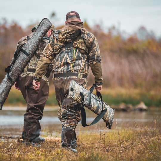 Dry Pocket camo waterproof and floating shotgun bag