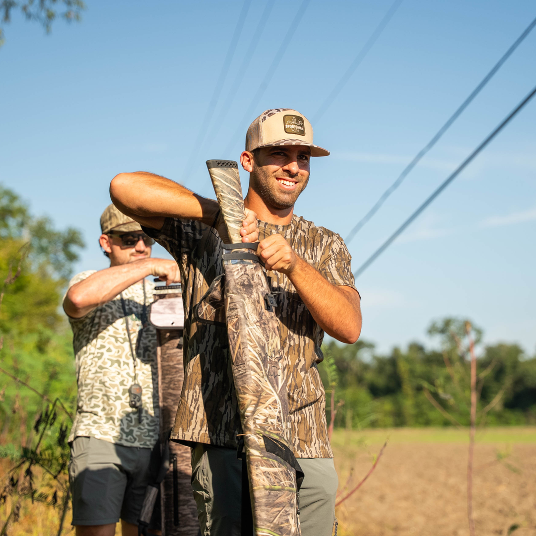 Dry Pocket camo waterproof and floating shotgun bag