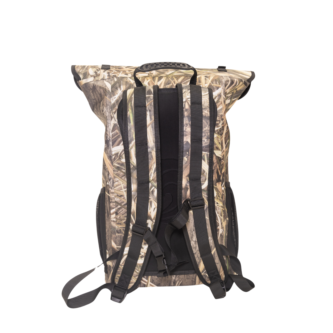 Dry Pocket waterproof, scent proof, and floating dry bag in Mossy Oak Shadow Grass Habitat camo. 