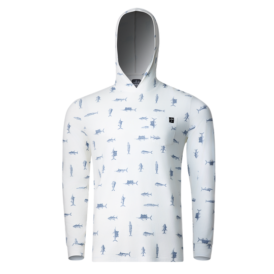 Bamboo Hoodie (White Pelagic)