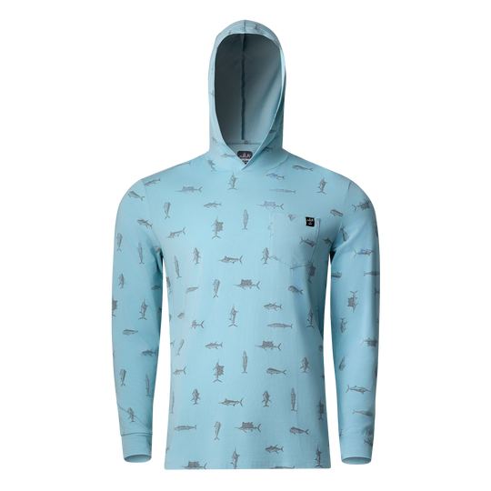 Bamboo Hoodie (Blue Pelagic)