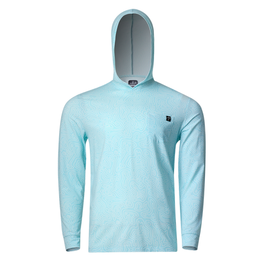 Bamboo Hoodie (Topo Aqua)
