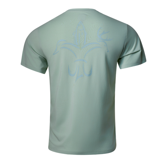 Bamboo Classic Pocket T (Aqua Gray)