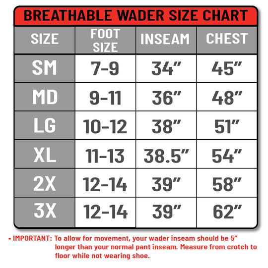 DEEP EDDY™ Breathable Stockingfoot Chest Wader