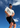 Man on paddle board wearing Dry Pocket's waterproof shorts with a waterproof pocket. 