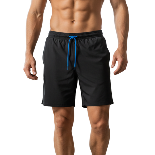 Dry Pocket black waterproof pocket swim shorts 