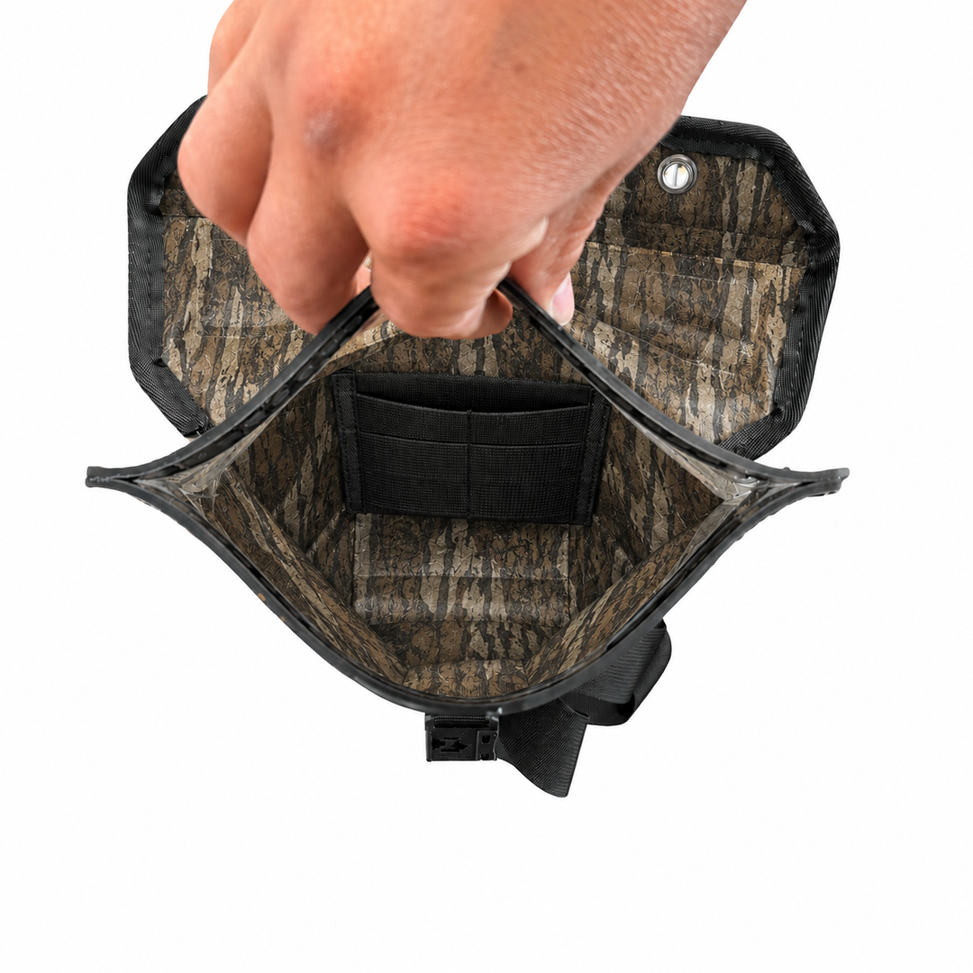 [PRE-ORDER OUR NEW DRY BAG ARRIVING LATE AUGUST] Shell Bag / Boating Bag - Bottomland Camo