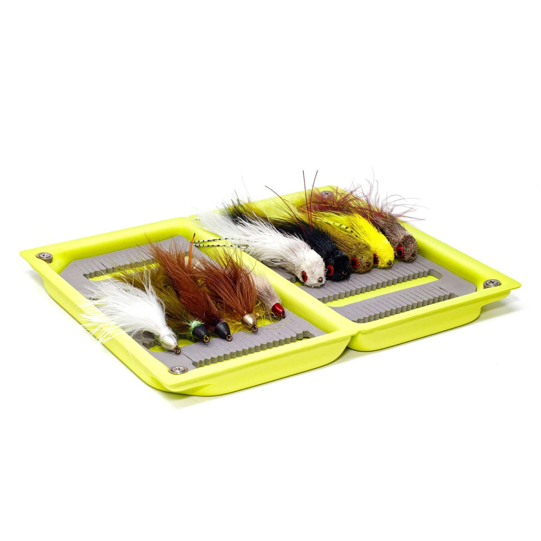 JHFLYCO Loaded Foam Fly Box – Large Streamer Assortment