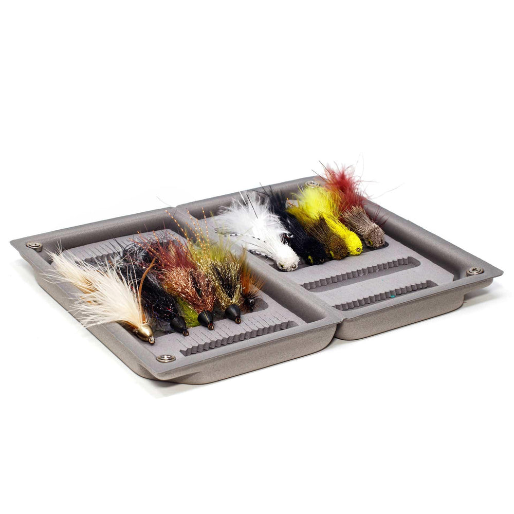 JHFLYCO Loaded Foam Fly Box – Medium Streamer Assortment