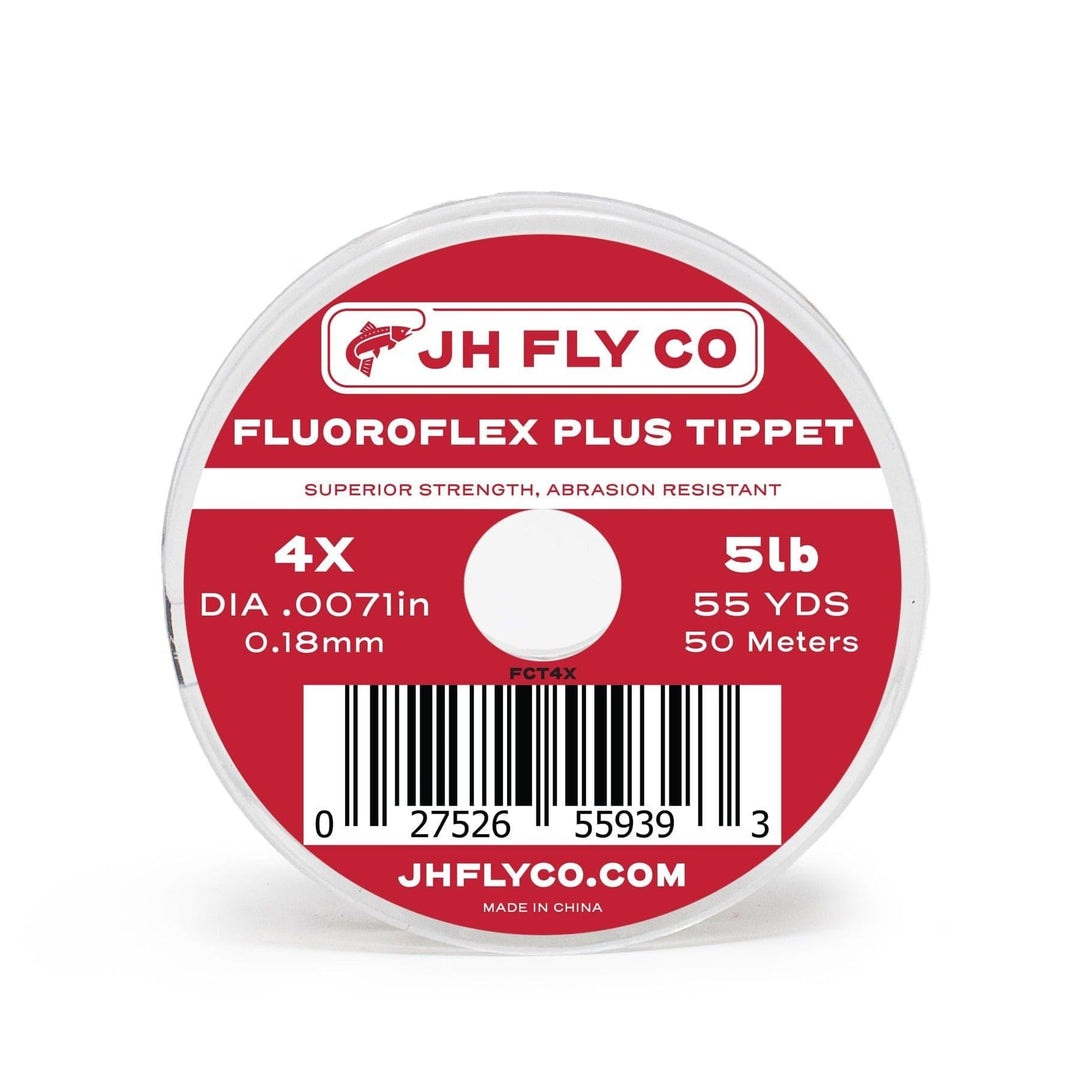 JHFLYCO Loaded Foam Fly Box – Hopper Dropper Assortment – Includes 50m 4X Fluoroflex Tippet