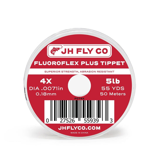 JHFLYCO Loaded Foam Fly Box – Hopper Dropper Assortment – Includes 50m 4X Fluoroflex Tippet