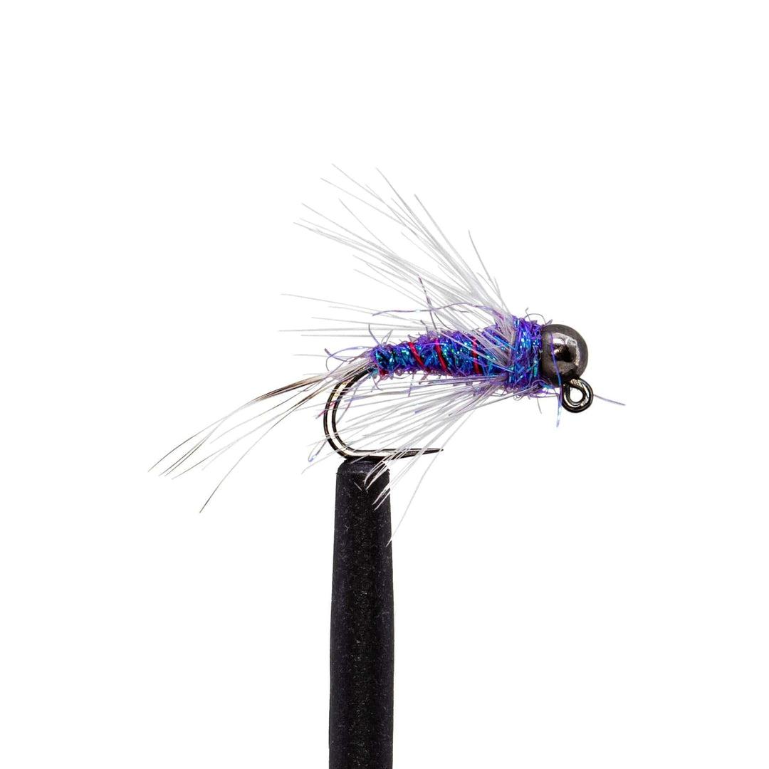 JHFLYCO Loaded Foam Fly Box – Hopper Dropper Assortment – Includes 50m 4X Fluoroflex Tippet