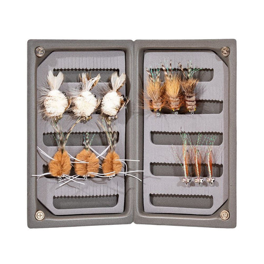 JHFLYCO Loaded Foam Fly Box - Permit Assortment