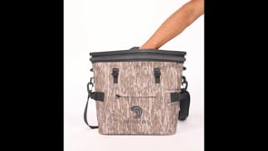 Dry Pocket, Dry Pocket Apparel, Mossy Oak, New Bottomland Camo, Cooler, Lunch Box, Dry Bag, Waterproof cooler, waterproof lunch box, scent proof bag, scent proof cooler, scent proof lunch box, tackle bag, ammo bag