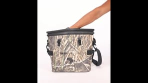 Dry Pocket, Dry Pocket Apparel, Mossy Oak, New Bottomland Camo, Cooler, Lunch Box, Dry Bag, Waterproof cooler, waterproof lunch box, scent proof bag, scent proof cooler, scent proof lunch box, tackle bag, ammo bag