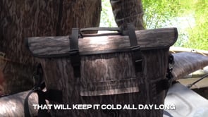 Dry Pocket, Dry Pocket Apparel, Mossy Oak, New Bottomland Camo, Cooler, Lunch Box, Dry Bag, Waterproof cooler, waterproof lunch box, scent proof bag, scent proof cooler, scent proof lunch box, tackle bag, ammo bag