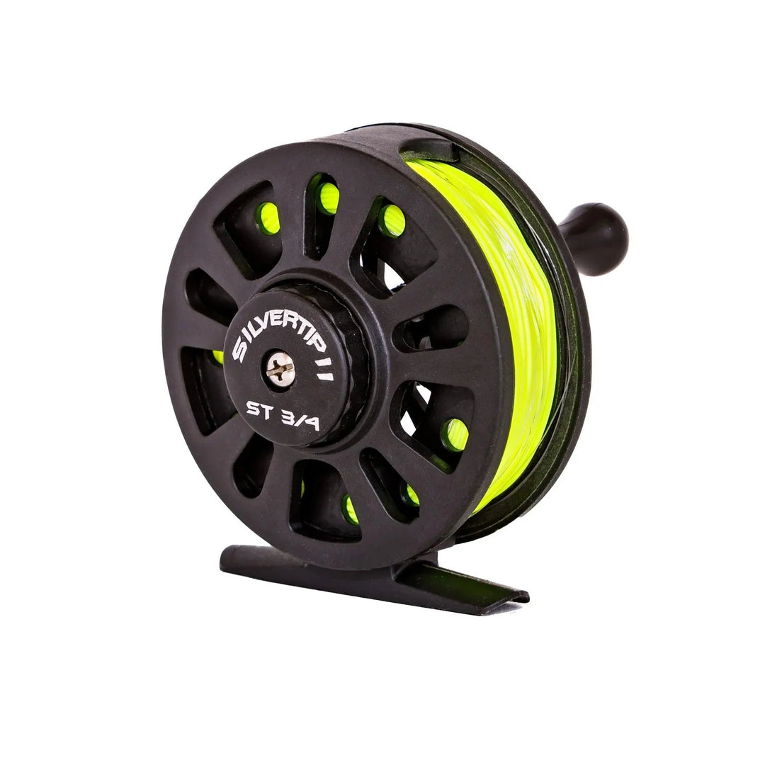 Silvertip II 3/4 Fly Fishing Reel Spooled With 4WT Fly Line Silvertip II 3/4 Fly Fishing Reel Spooled With 4WT Fly Line